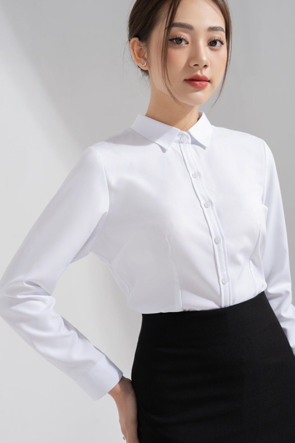 Sơ mi classic kate cafe