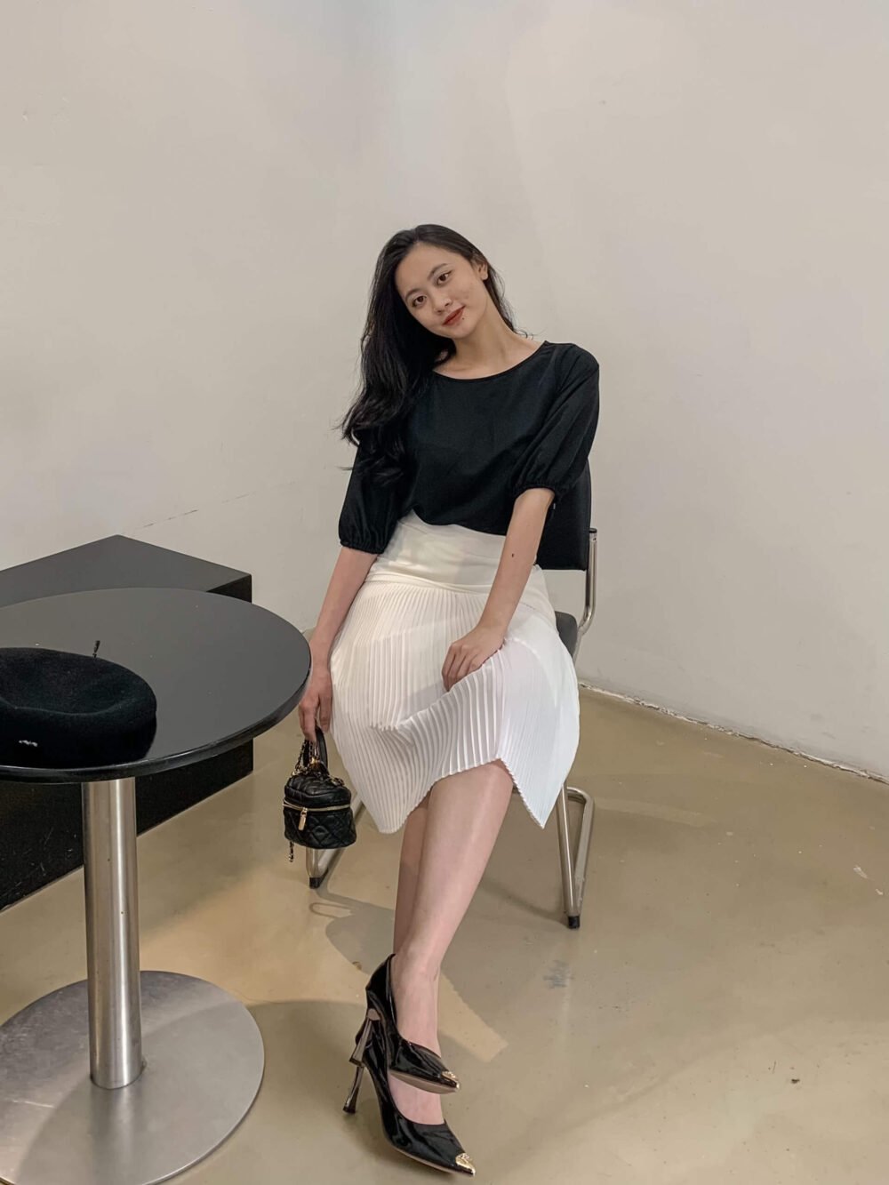 Sơ mi tay ngắn AL 042 139 đen