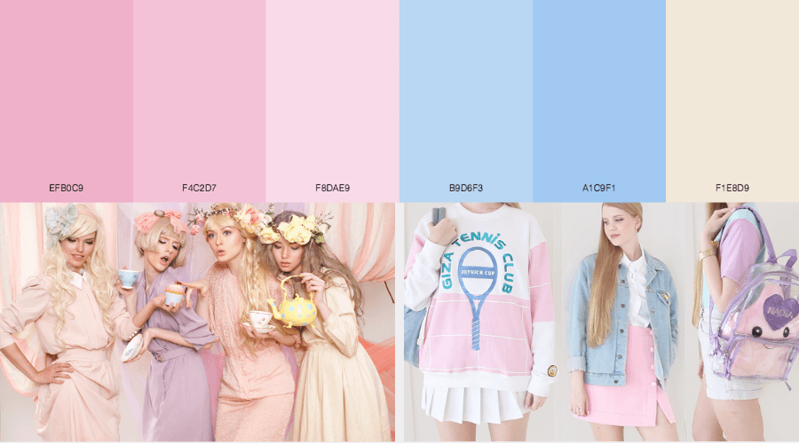 Ý nghĩa của color pastel