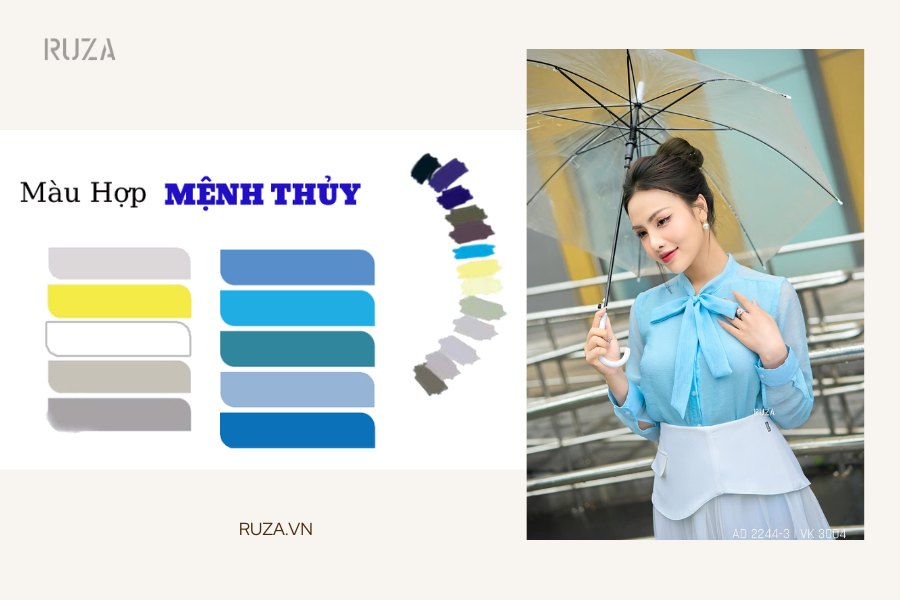 Tìm hiểu về màu sắc hợp mệnh trong thời trang 14 Màu sắc hợp mệnh thủy