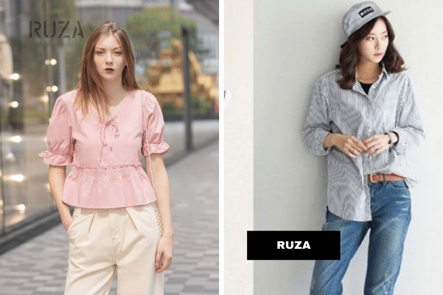 Phối đồ với áo corset - Phối đồ với áo peplum