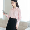 Áo Sơ Mi Tay Dài Oversize – Hồng Phấn – AD 3005-2 8 Áo sơ mi AD 3005-1 hồng phấn pc1