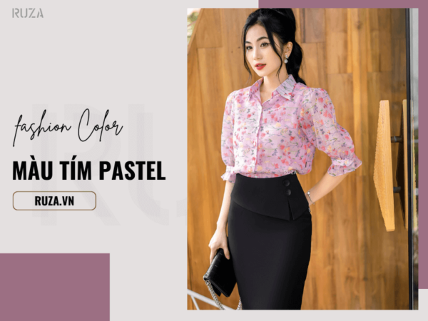 Màu tím pastel là gì? Màu tím pastel phối với màu gì?