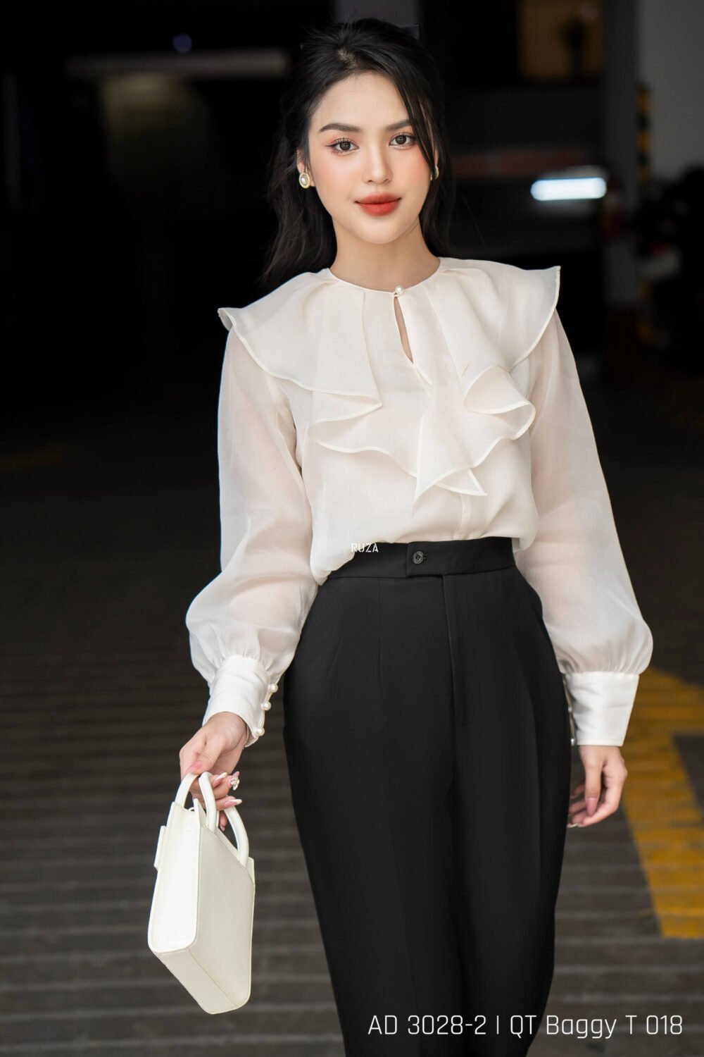 Áo sơ mi tay dài AD 3028-2 kem pc2