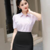 Áo Sơ Mi Tay Ngắn Kiểu - Sọc Đỏ - AN 3034-1 11 Áo sơ mi tay ngắn AN 3034-1 pc2