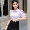 Áo Sơ Mi Tay Ngắn Kiểu - Sọc Đỏ - AN 3034-1 9 Áo sơ mi tay ngắn AN 3034-1 pc4