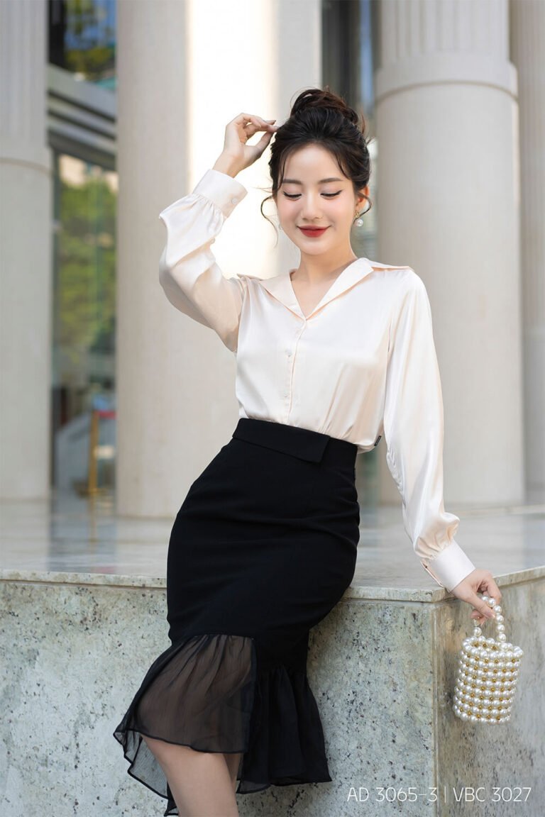 Áo sơ mi tay dài AD 3065-3 kem pc3