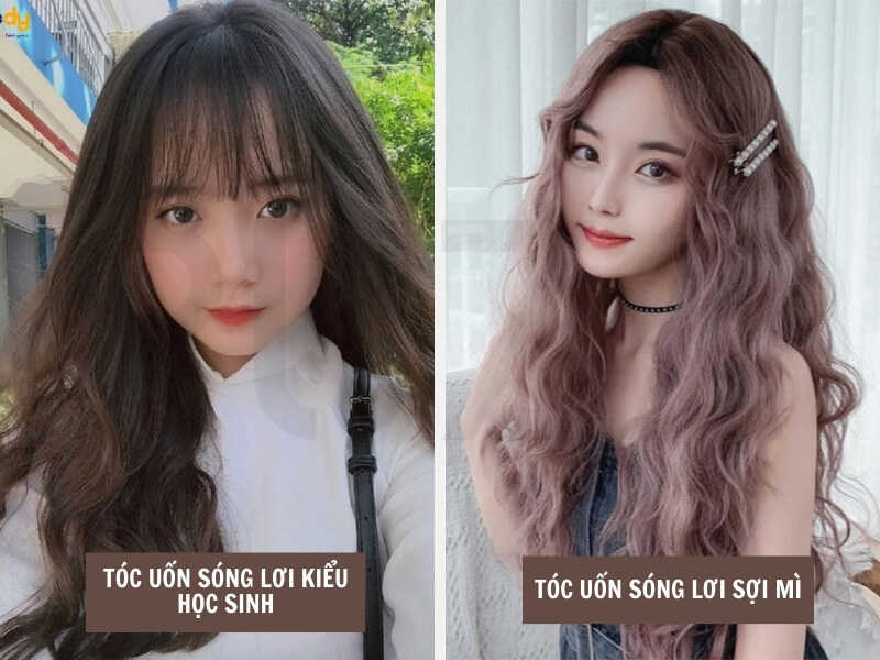 Top 30+ Kiểu Tóc Uốn Sóng Lơi Đẹp, Nhẹ Nhàng, Hot Trend