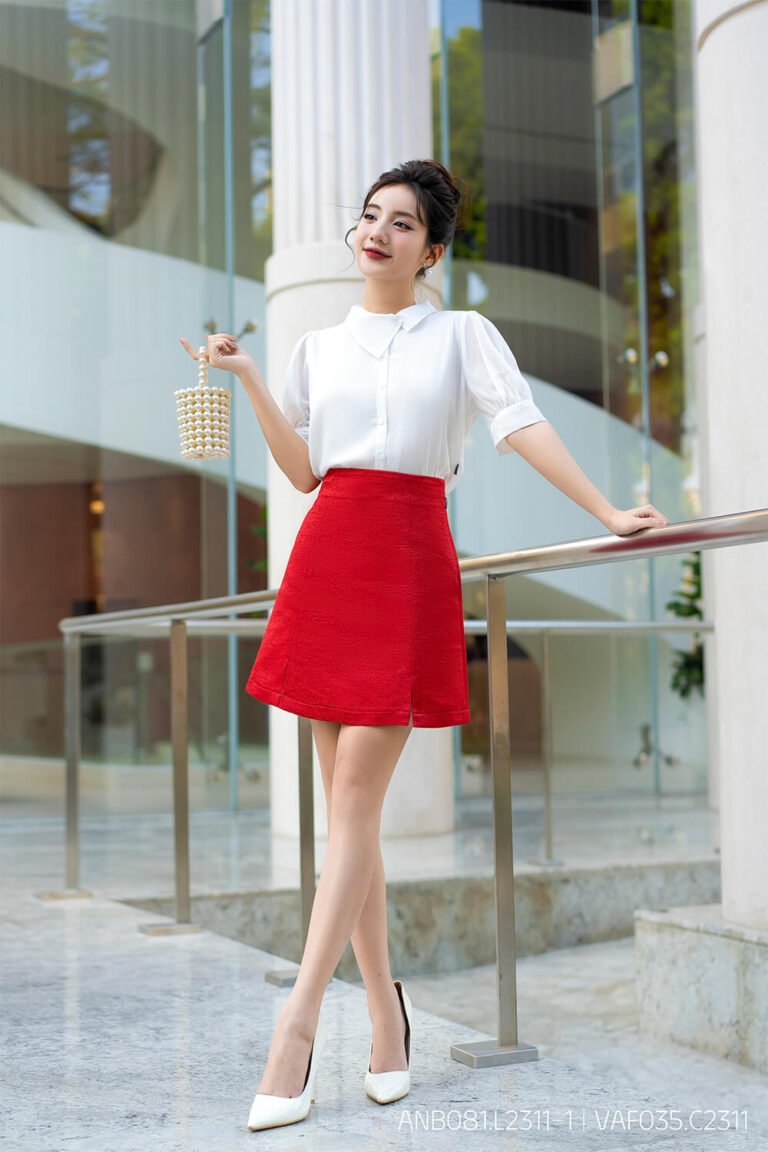 Áo sơ mi tay ngắn ANB081.L2311-1 trắng pc5