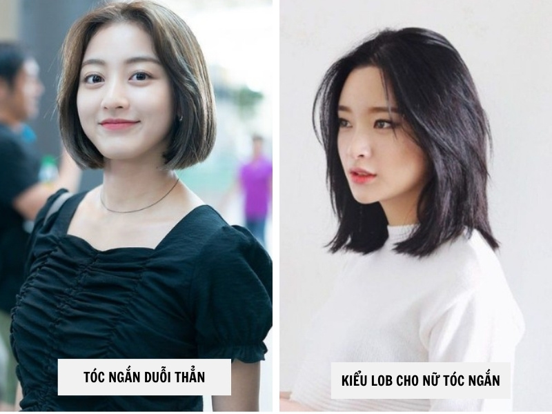 Điểm Danh 15+ Kiểu Tóc Ngắn Cho Mặt Tròn Thon Gọn Hơn 18 Tóc ngắn duỗi thẳng - Kiểu lob cho nữ tóc ngắn