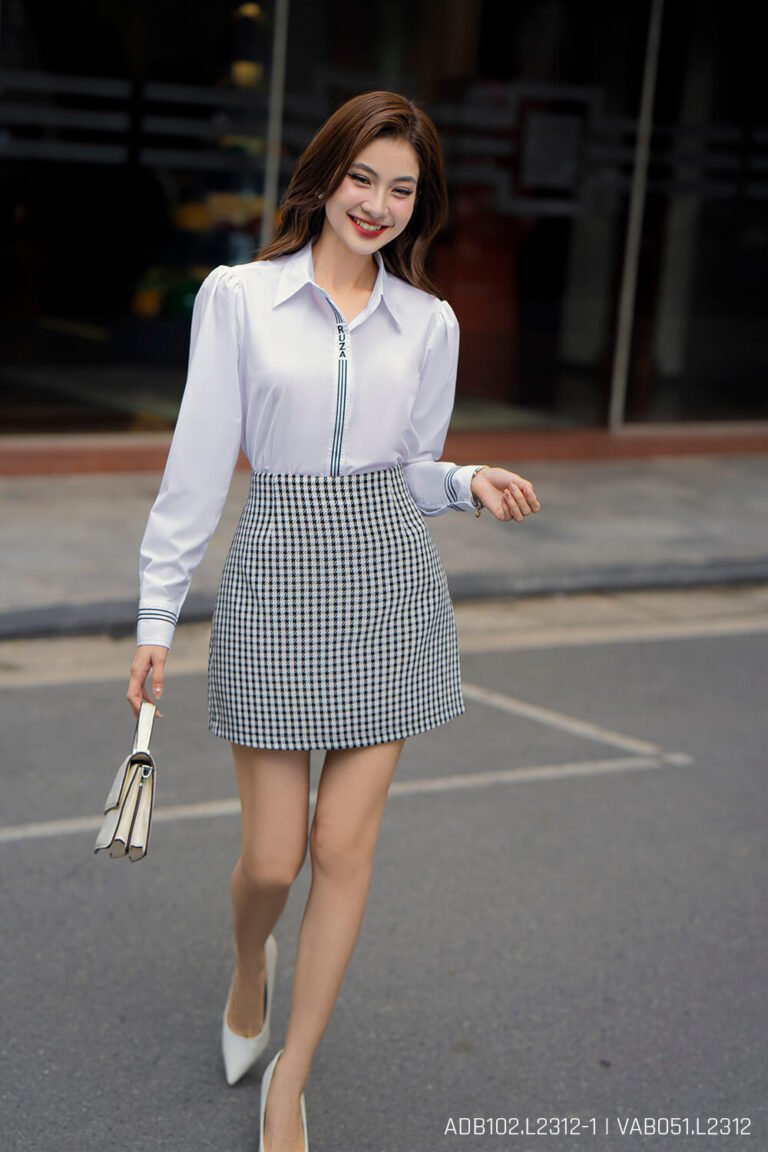 Áo sơ mi tay dài ADB102 trắng -pc1