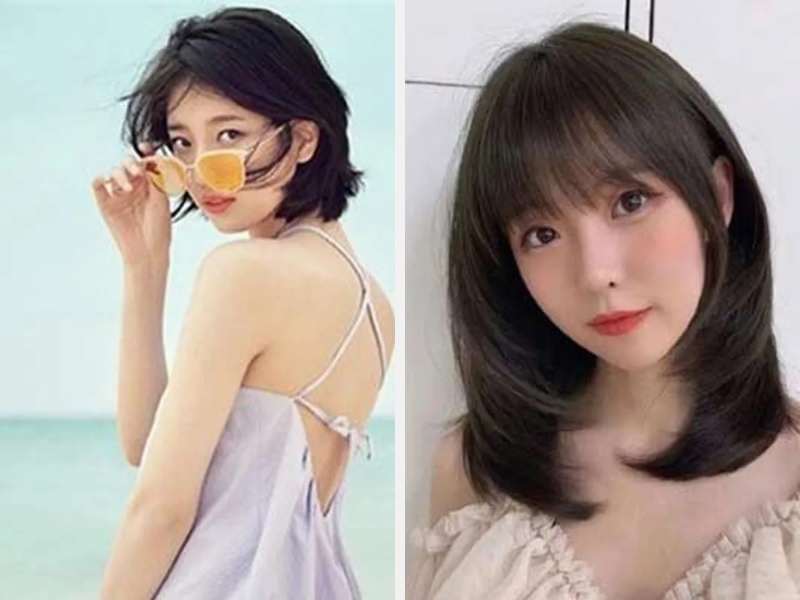 Tổng Hợp 30+ Kiểu Tóc Layer Ngang Vai Đẹp 2024 29 Tóc layer ngang vai Suzy - layer ngang vai duỗi cúp