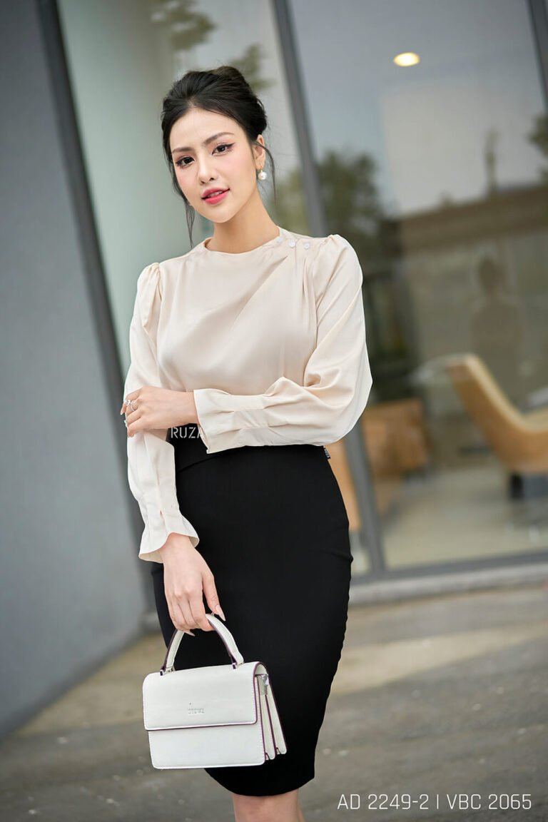 Váy bút chì 2065 đen pc2