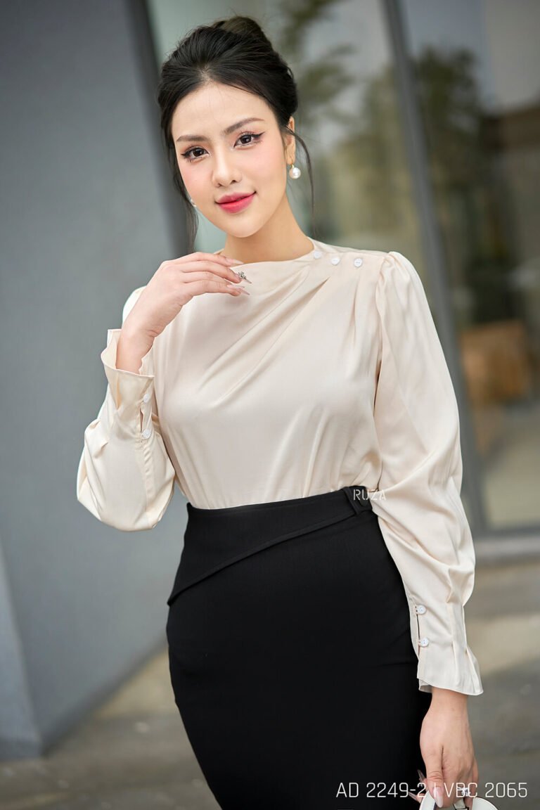 Váy bút chì 2065 đen 4