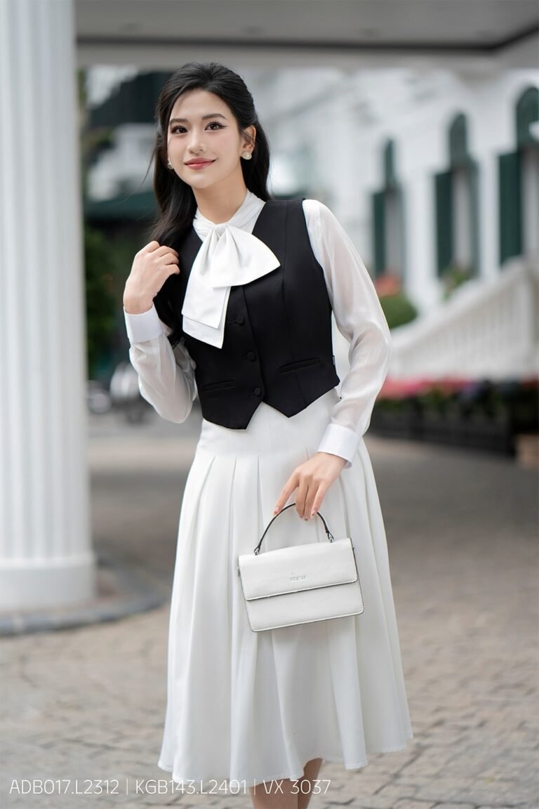 Áo gile KGB143 đen pc3