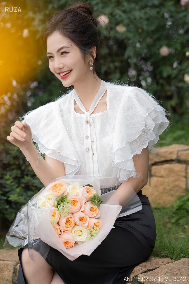 Áo sơ mi tay ngắn ANF116 đen pc5