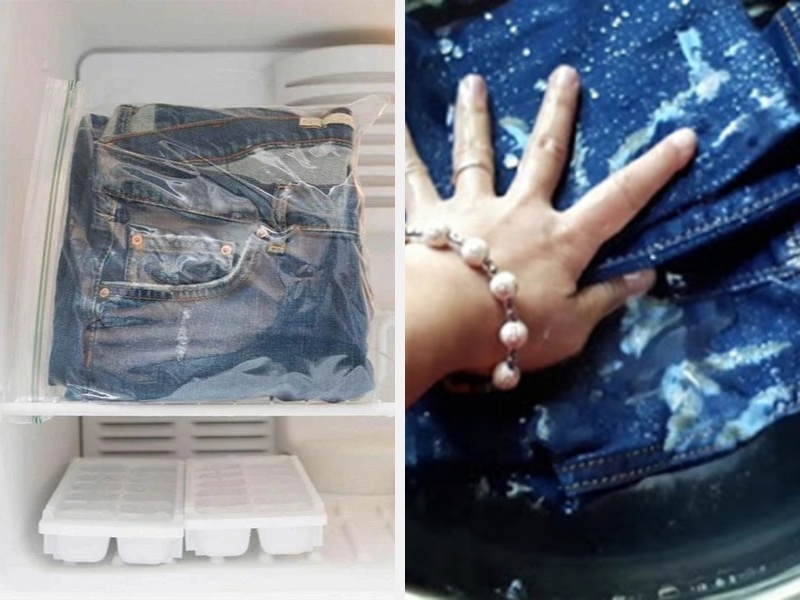 Giặt quần jean lần đầu với muốn và phèn chua