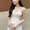 Áo corset CSF139 trắng pc1