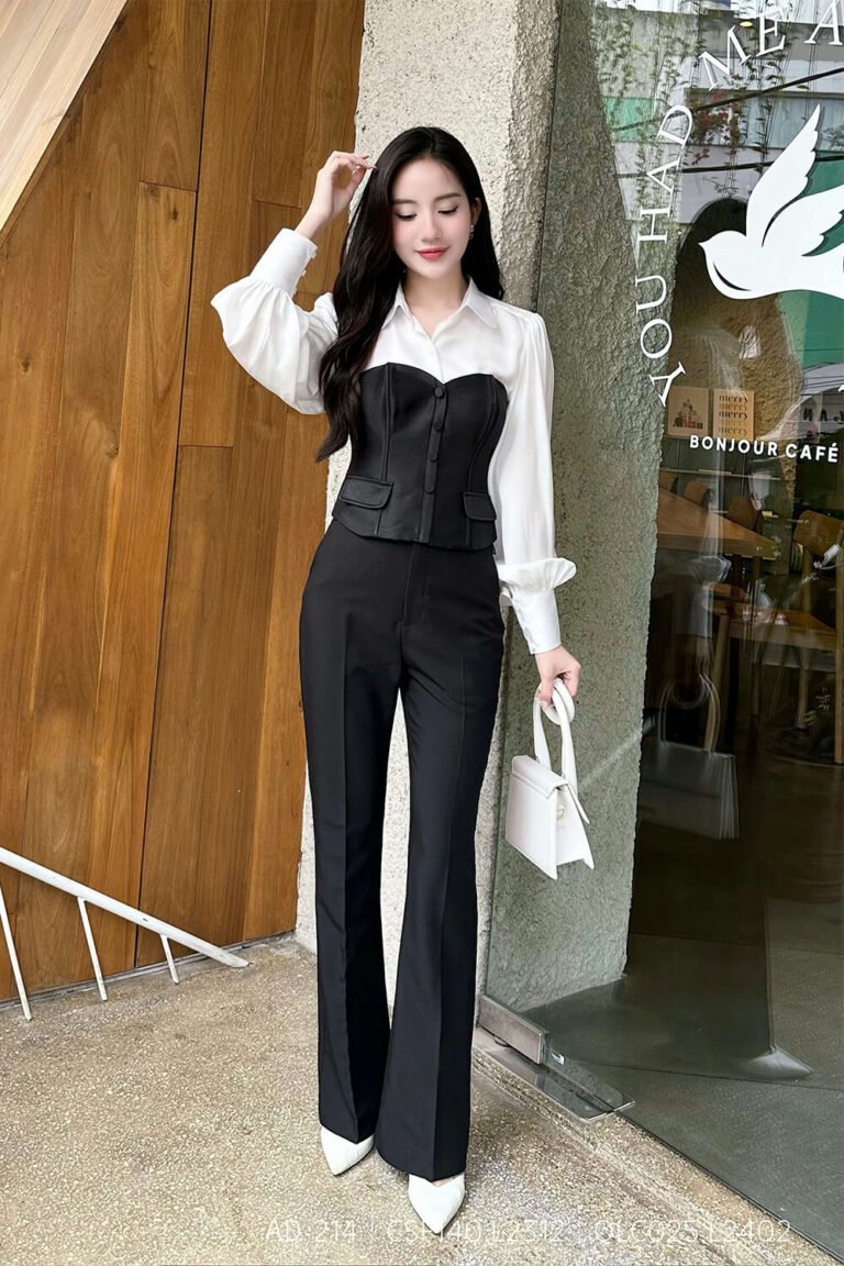 Áo corset CSF140 đen pc1