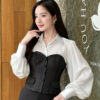 Áo corset CSF140 đen pc3