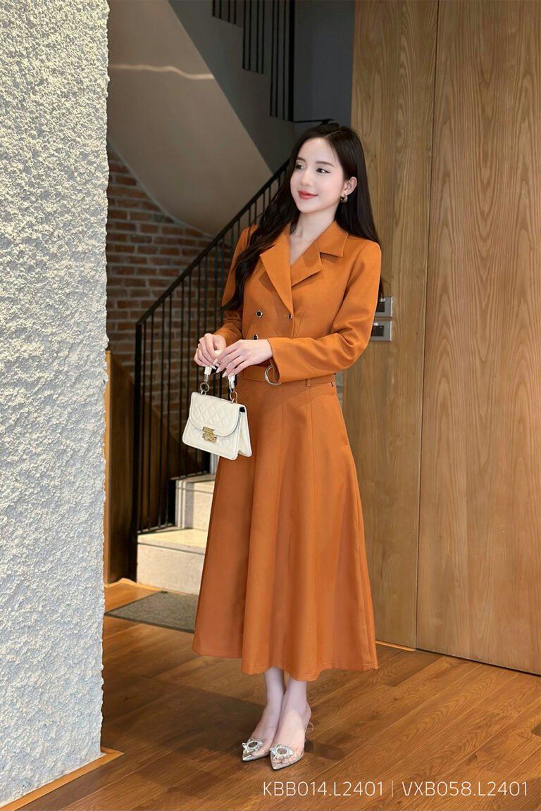 Áo khoác blazer KBB014 cam pc1