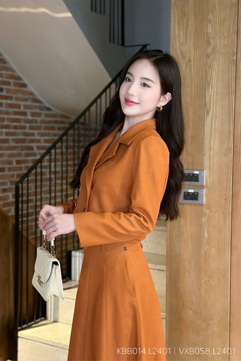 Áo khoác blazer KBB014 cam pc2