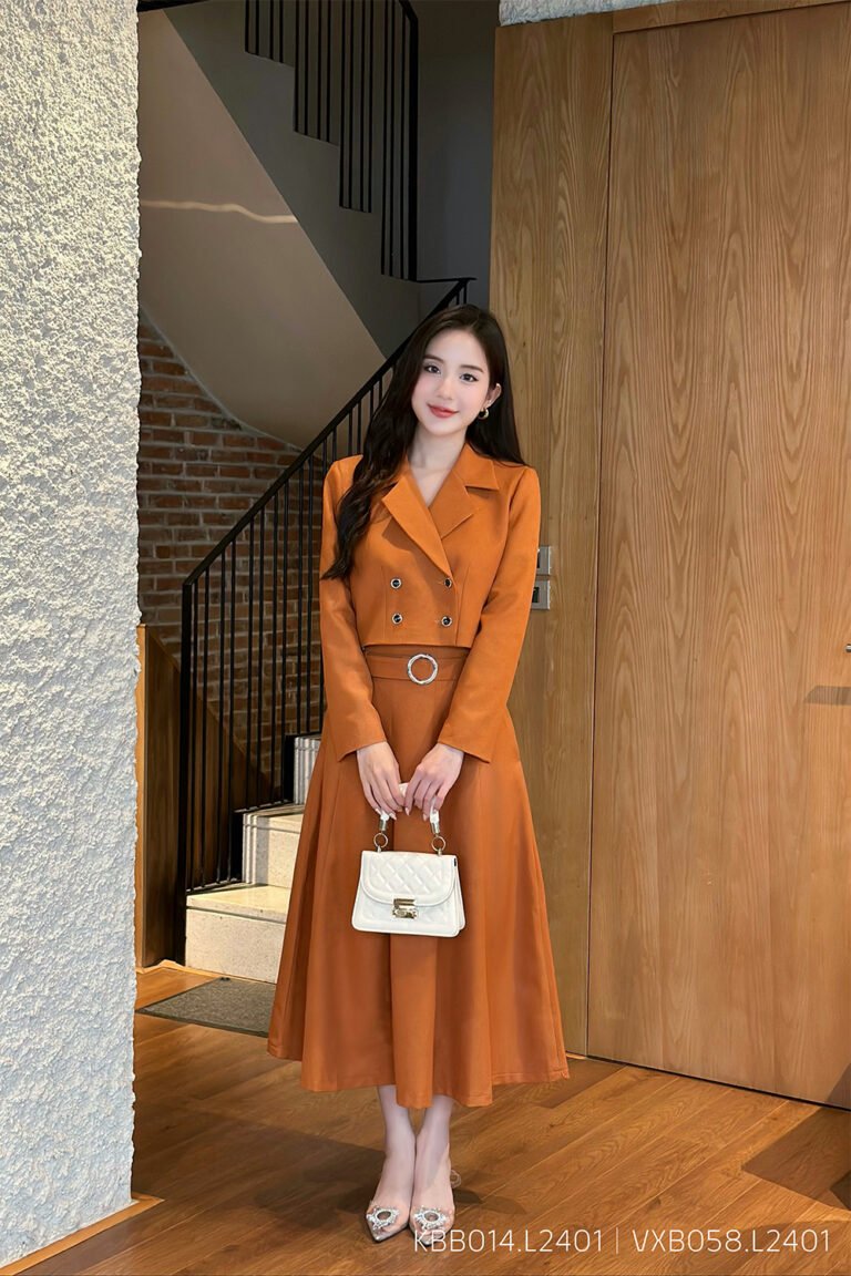 Áo khoác blazer KBB014 cam pc3