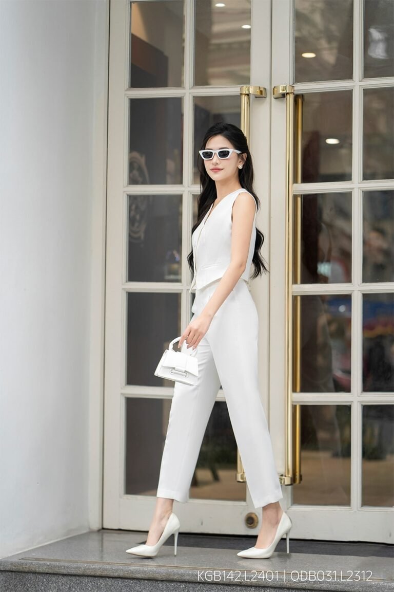 Áo gile KGB141 trắng pc1