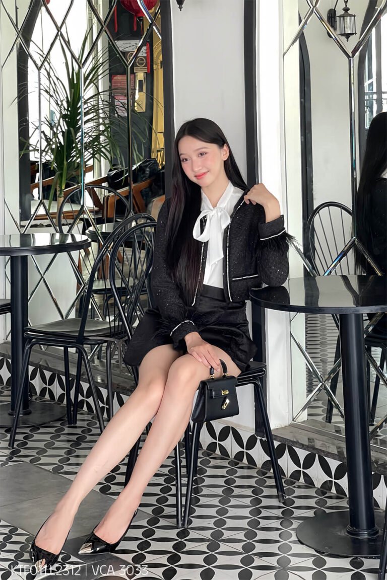 Áo khoác tweed KTF011 pc4