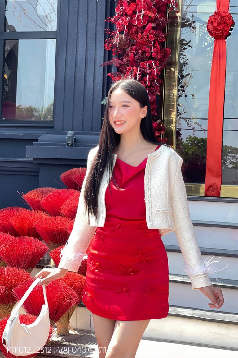 Áo khoác tweed KTF012 Trắng pc2