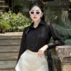 Áo Sơ Mi Tay Dài Basic - (Có 2 Màu)- ADB159.L2404 19 Áo sơ mi tay dài basic ADB159 đen pc4