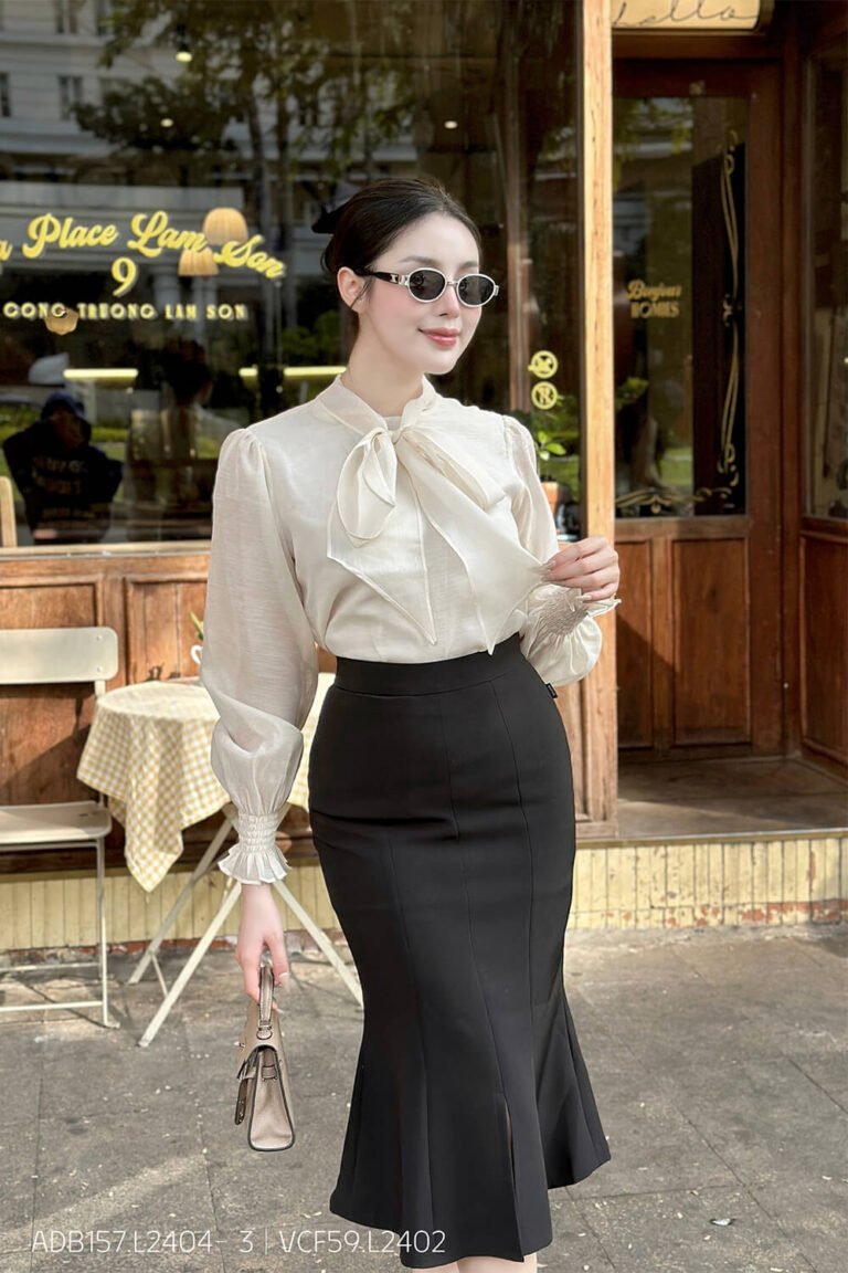 Áo sơ mi tay dài basic ADB157 da pc5