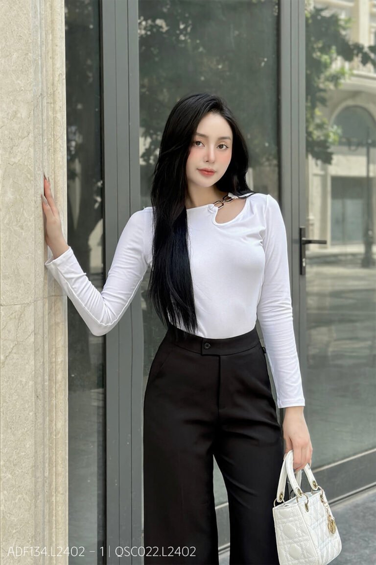 Áo sơ mi tay dài ADF134 trắng pc3