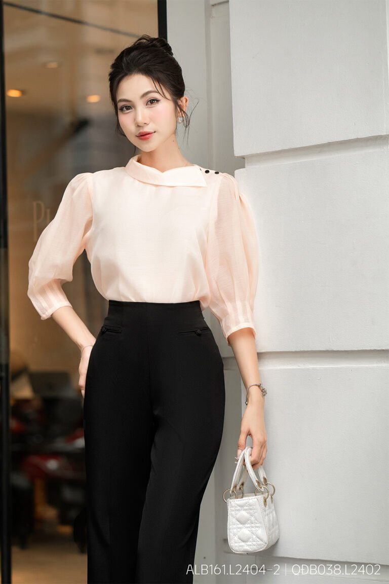 Áo sơ mi tay lỡ ALB161 da pc2