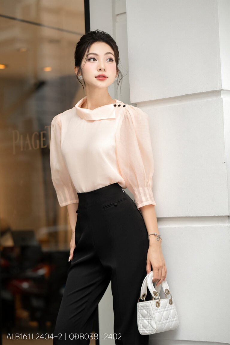 Áo sơ mi tay lỡ ALB161 da pc3