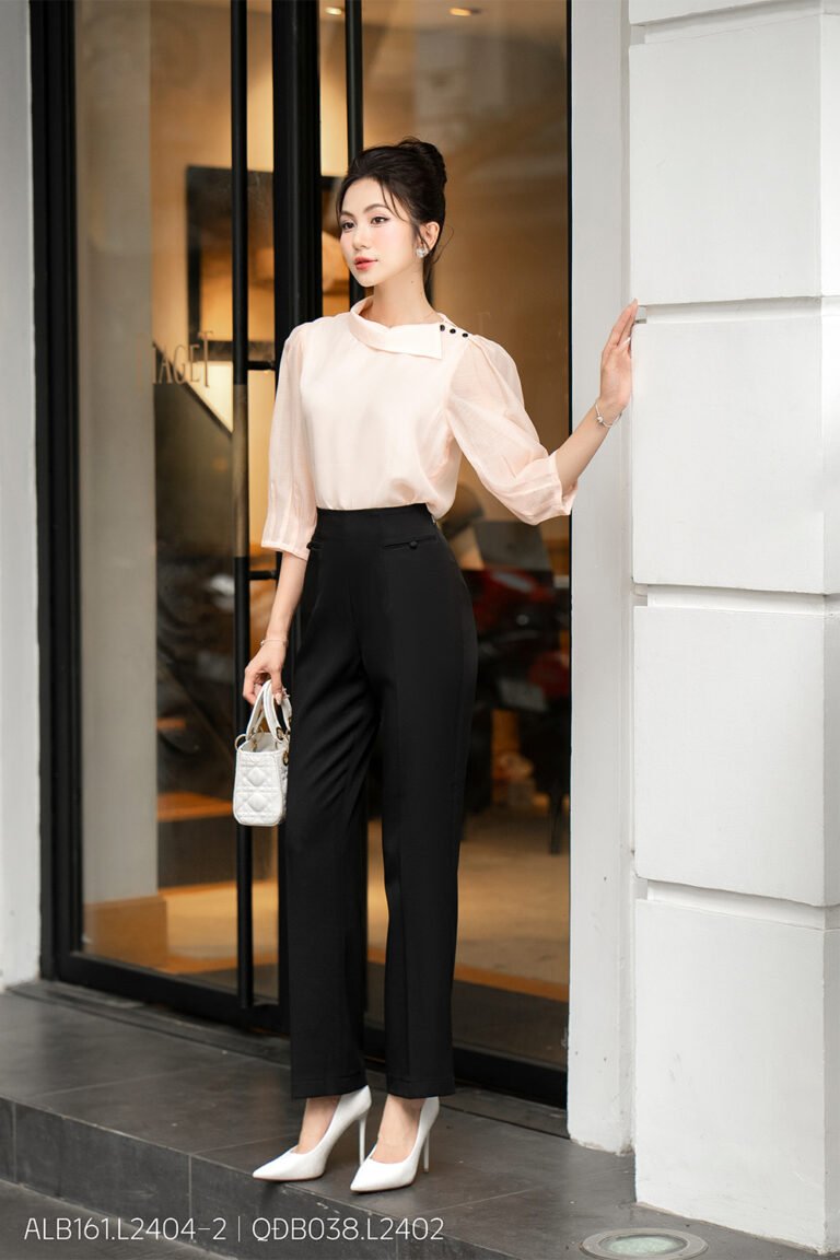 Áo sơ mi tay lỡ ALB161 da pc4