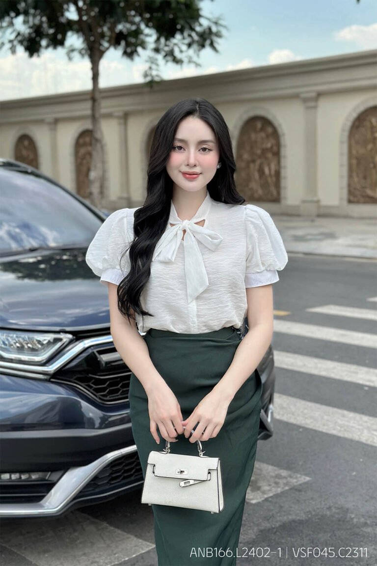 Áo sơ mi tay ngắn ANB166 trắng pc1