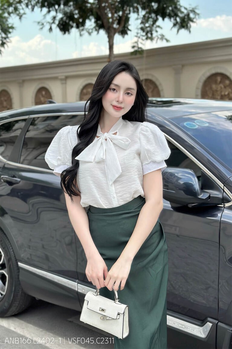 Áo sơ mi tay ngắn ANB166 trắng pc3