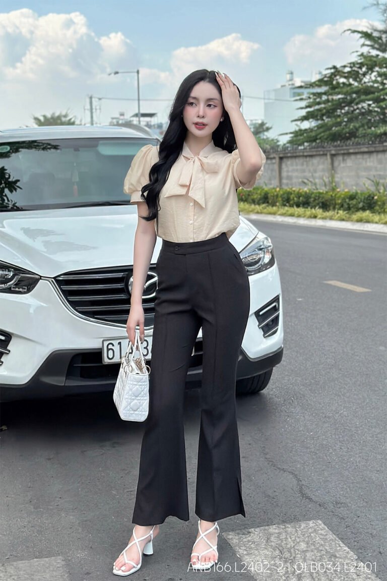 Áo sơ mi tay ngắn ANB166 be pc2