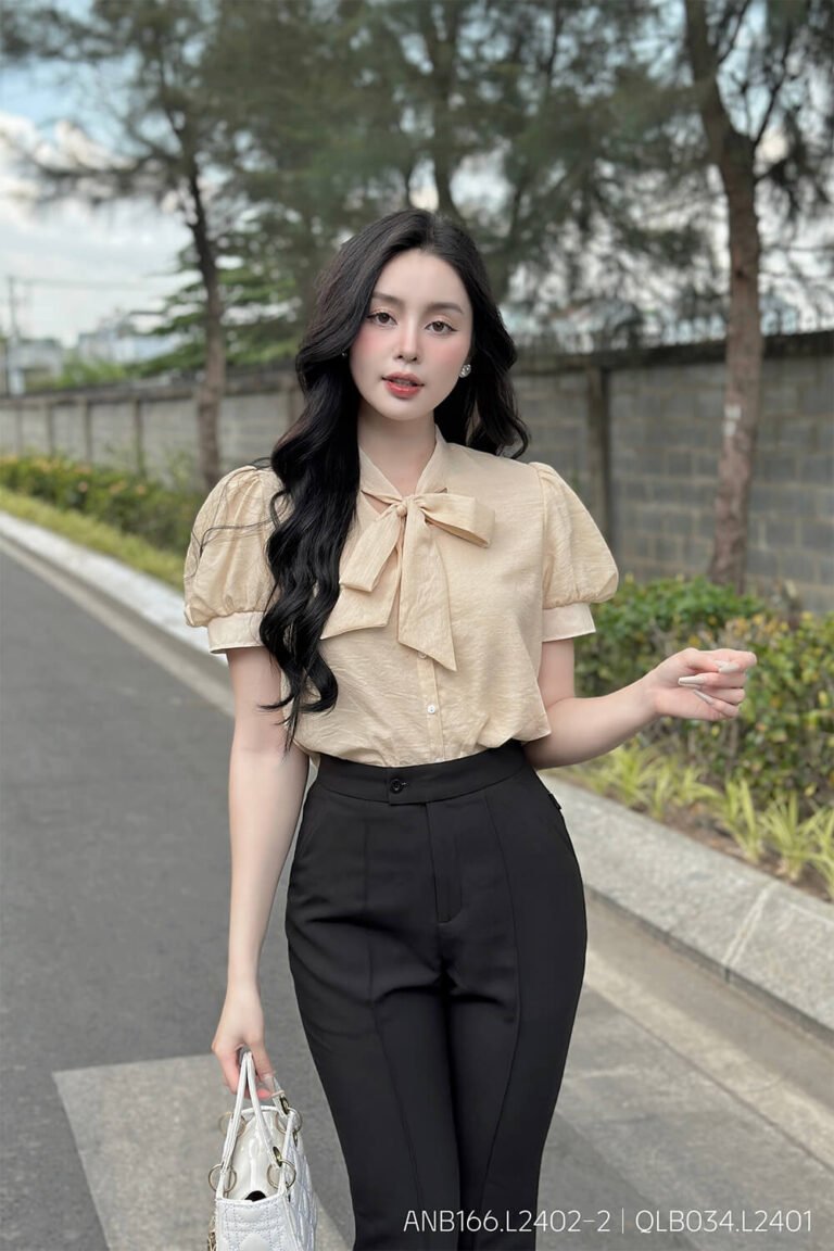 Áo sơ mi tay ngắn ANB166 be pc4