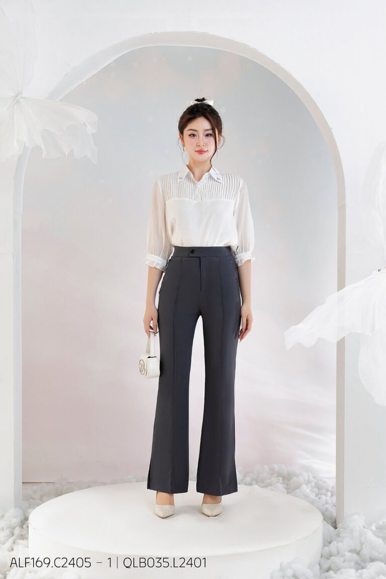 Áo sơ mi tay lỡ ALF169 trắng - ALB035 pc4