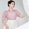 Áo sơ mi tay lỡ ANF168 hồng - Qhf045 pc2