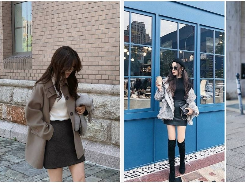 Chân Váy Da Mặc Áo Gì Đẹp, Theo Phong Cách Trang 2024 14 Phối áo khoác blazer - áo khoác lông