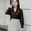 Áo Sơ Mi Tay Dài Basic - (Có 3 Màu) - ADB175.L2405 22 Áo sơ mi tay dài basic ADB175 đen pc2