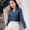 Áo Sơ Mi Tay Dài Basic - (Có 3 Màu) - ADB175.L2405 18 Áo sơ mi tay dài basic ADB175 xanh đen pc1