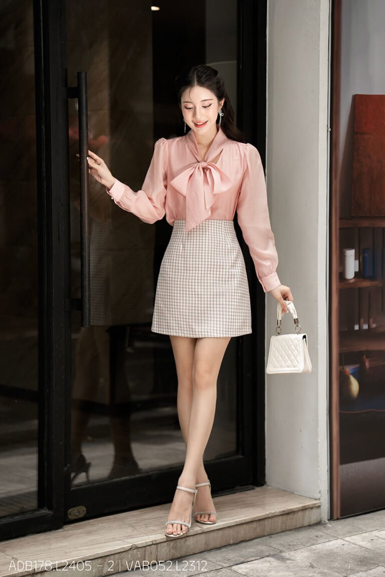 Áo sơ mi tay dài basic ADB178 trắng pc3