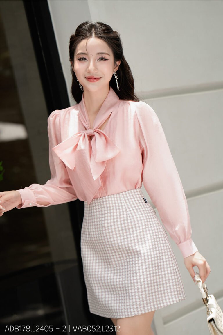 Áo sơ mi tay dài basic ADB178 trắng pc4