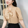 Áo Sơ Mi Tay Ngắn Basic - (Có 3 Màu ) - ANB177.L2405 16 Áo sơ mi tay ngắn basic ANB177 vàng nâu p2