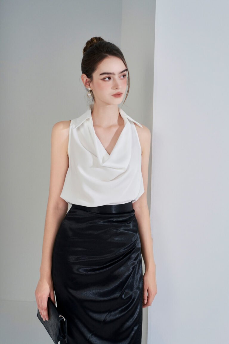 Áo sơ mi tay ngắn ANF trắng pc3