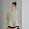 Áo sơ mi tay dài oversize ADO180 xanh lá mạ pc3